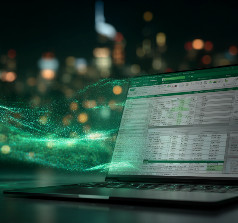 CLOUD DSA CLOUD DIGITAL SIGNAGE SOFTWARE _Laptop_showing_spreadsheet_interface_connected_t_c74bceeb-e700-4bf0-8f3b-ad0952cd55fa_2